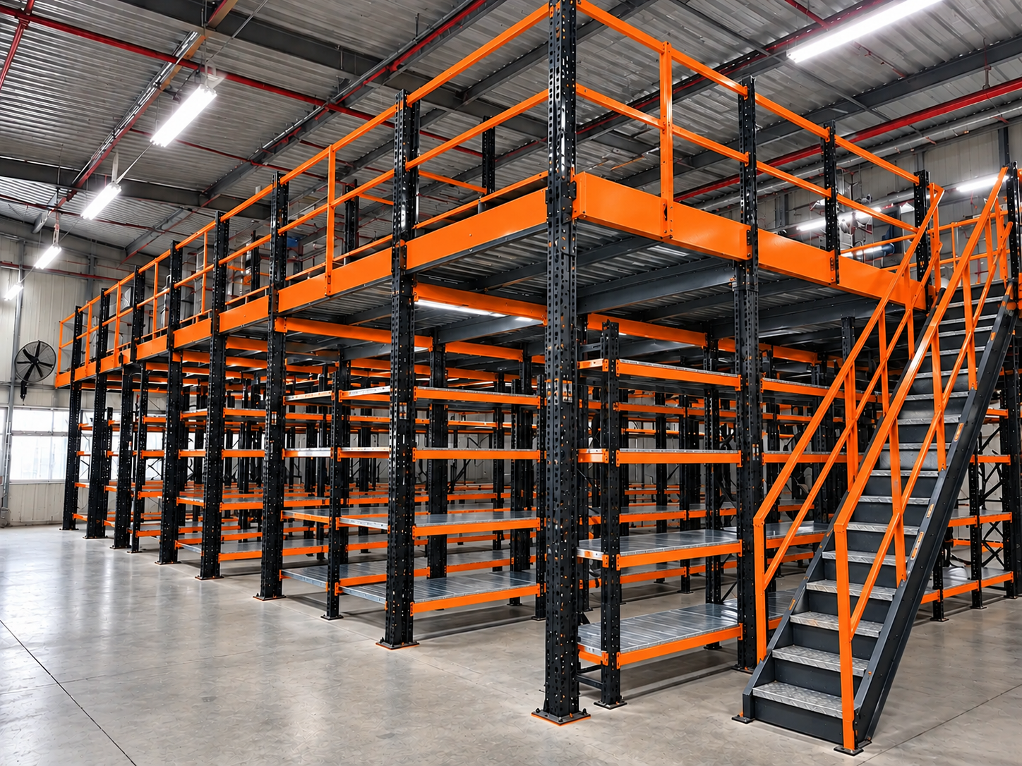 Mezzanine Floor Storage System