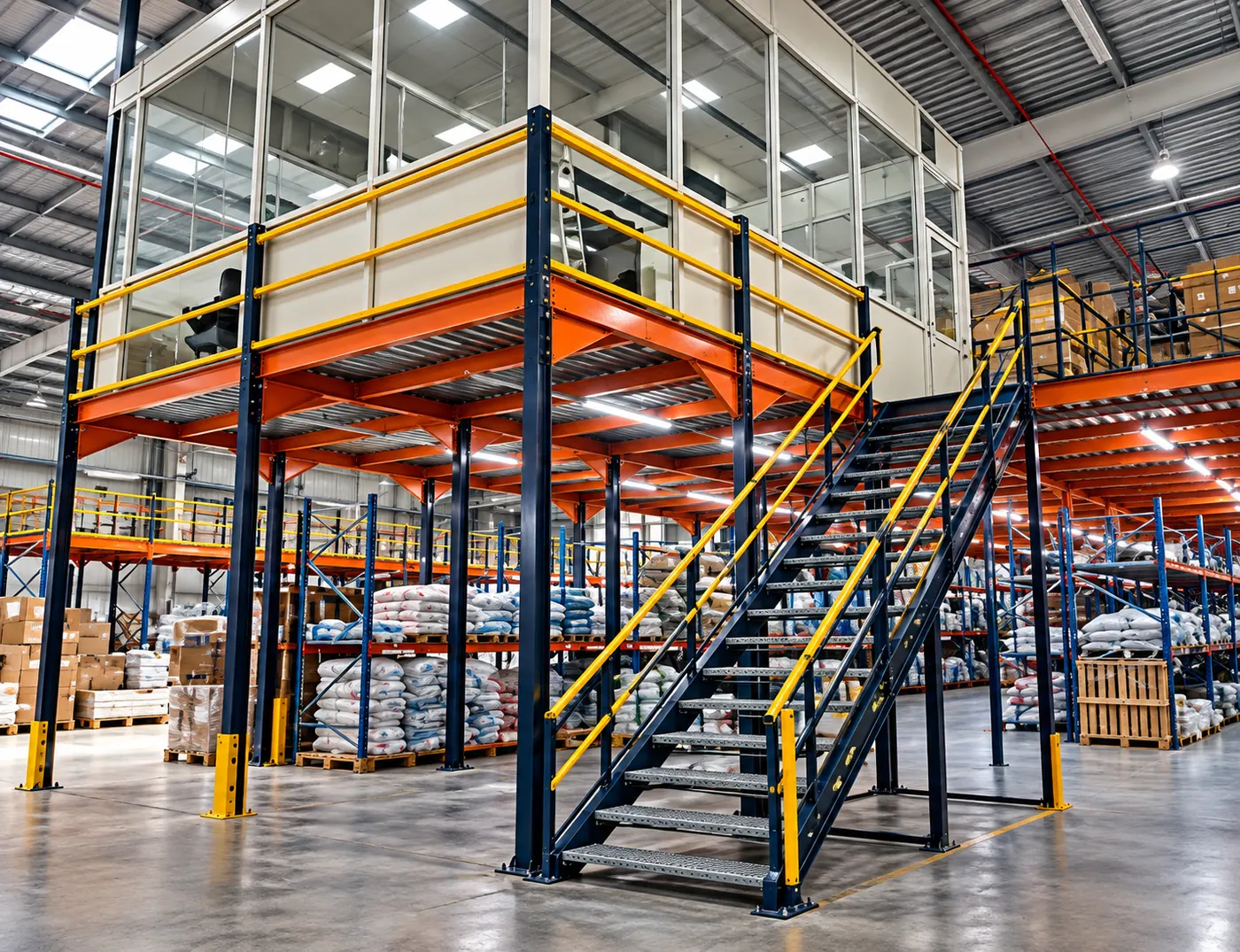 Mild Steel Mezzanine Floor