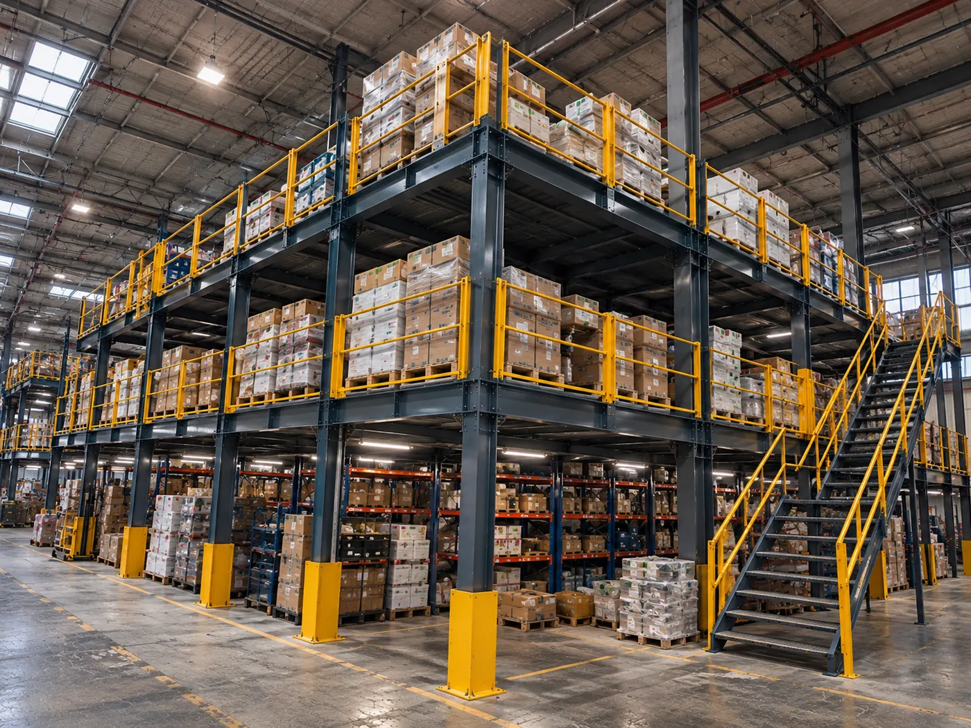 Industrial Storage Mezzanine Floor